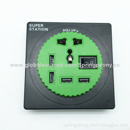 High-quality Super Station USB Charger and Hub with 110-220V AC Input
